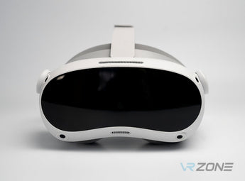 Pico 4 Global Edition 128Gb and 256Gb headset in a grey background for sale at VR Zone in Adelaide Australia