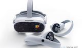 Pico 4 sticker set on headset and controllers in white background for sale at VR Zone in Adelaide Australia