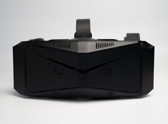 Pimax Crystal headset in a grey background for sale at VR Zone in Adelaide Australia