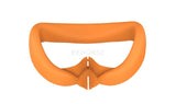 Pico 4 orange silicone face cover in a white background for sale at VR Zone in Adelaide Australia