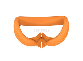 Pico 4 orange silicone face cover in a white background for sale at VR Zone in Adelaide Australia