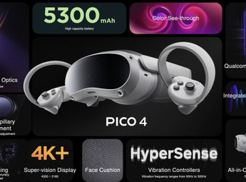 Pico 4 128Gb and 256Gb features summary for sale at VR Zone in Adelaide Australia