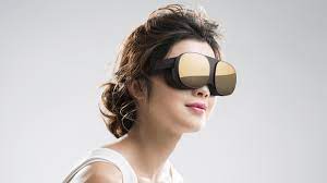 Woman wearing HTC Vive Flow headset for sale at VR Zone in Adelaide Australia