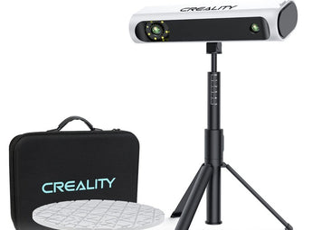 Creality 3D Scanner with base and carry case in white background for sale at VR Zone in Adelaide Australia