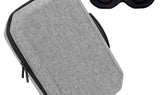 Meta Quest 3 carry case in grey with lens cover in black for sale at VR Zone in Adelaide Australia