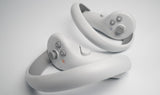 Pico 4 controllers in grey background for sale at VR Zone in Adelaide Australia