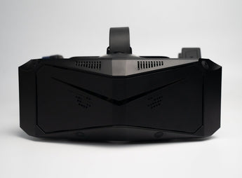 Pimax Crystal headset in a grey background for sale at VR Zone in Adelaide Australia