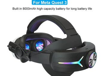 RGB Headstrap with battery for Quest 3 Black