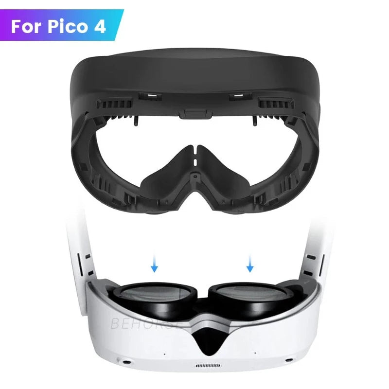 Widened Leather face mask for Pico 4 – VR Zone Australia Widened Leather face mask for Pico 4 – VR Zone Australia